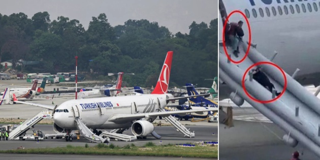 Nepal’de THY Uçağında Yangın Paniği, Yolcular Acil Tahliye Edildi